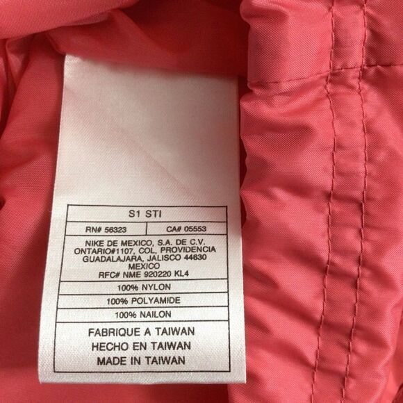 Women’s Nike Pinkish‎ Red Vintage Windbreaker Jacket Size Large - Picture 7 of 8